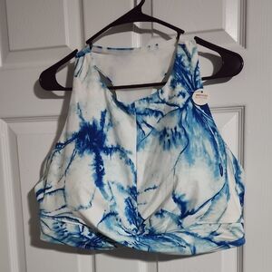 Elegant Blue and White Swim 2 Piece